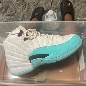 Jordan 12 Light Aqua.